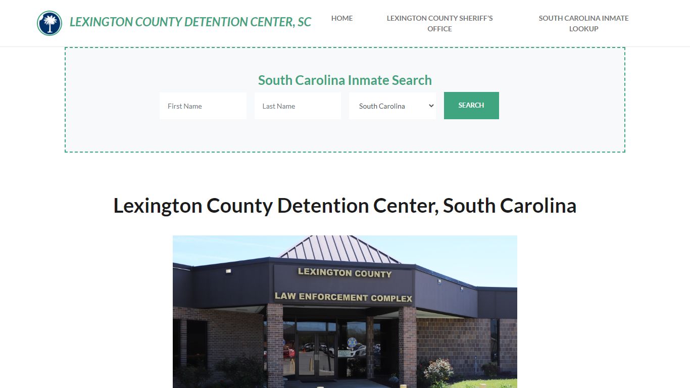 Lexington County Detention Center, SC Inmate Roster ...